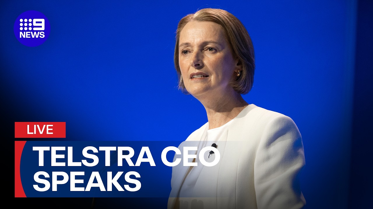 #LIVE: Telstra CEO Vicki Brady speaks to media
