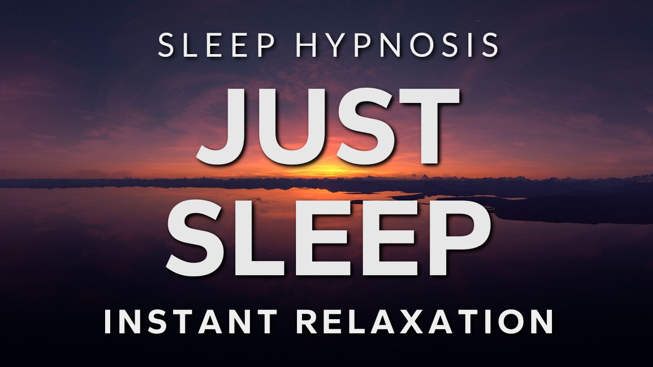 Just Sleep | Deep Sleep Hypnosis, Pure Relaxation Edition (Powerful) Black Screen