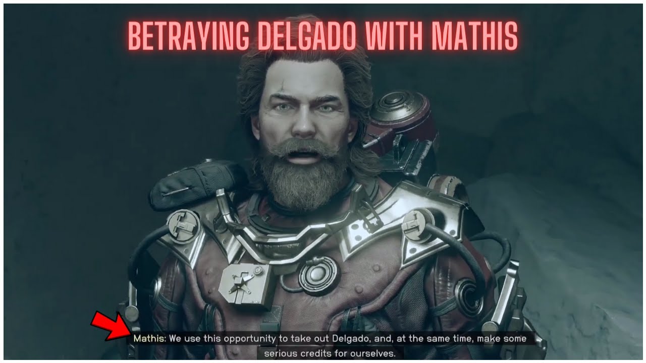 Starfield - Betraying Delgado with Mathis