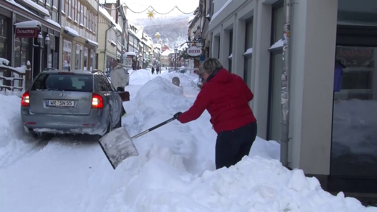 Schnee in Wernigerode
