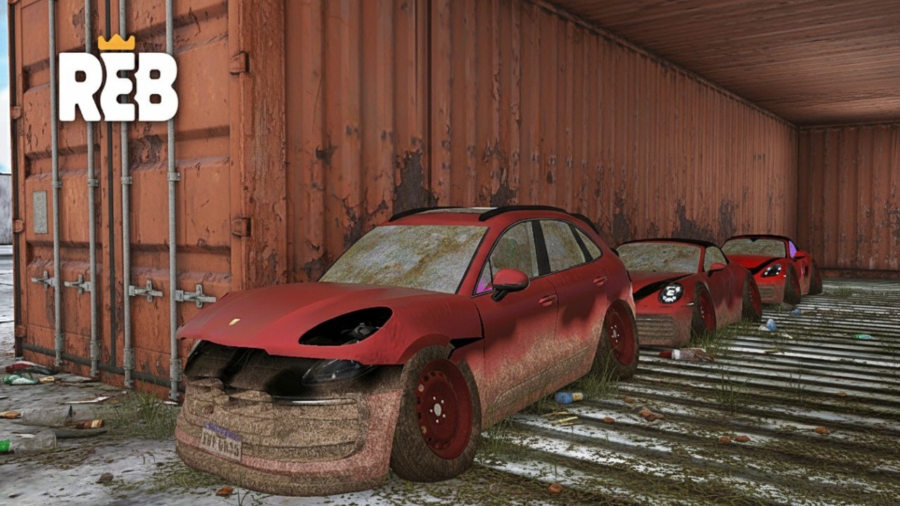 REBAIXADOS ELITE BRASIL | ACHANDO 3 PORSCHE ABANDONADA DENTRO DO CONTAINER DO NAVIO