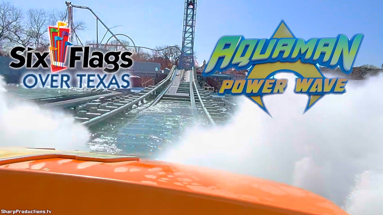 Aquaman: Power Wave POV at Six Flags Over Texas