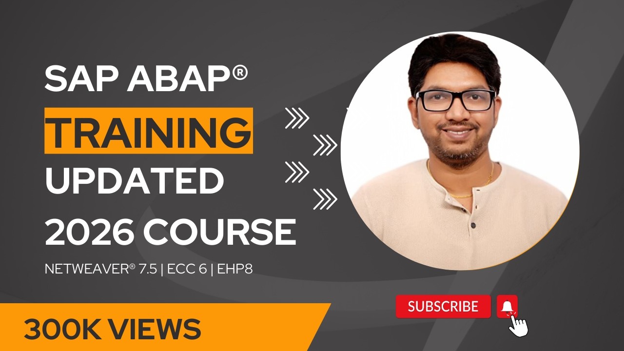 Session 2 - Role of an ABAP Consultant | SAP ABAP Training Video Series