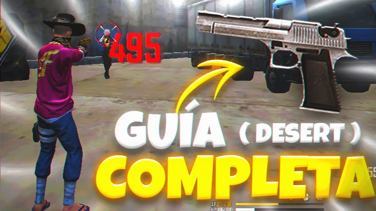 COMO LEVANTAR MIRA con DESERT EAGLE (FÁCIL) en FREE FIRE
