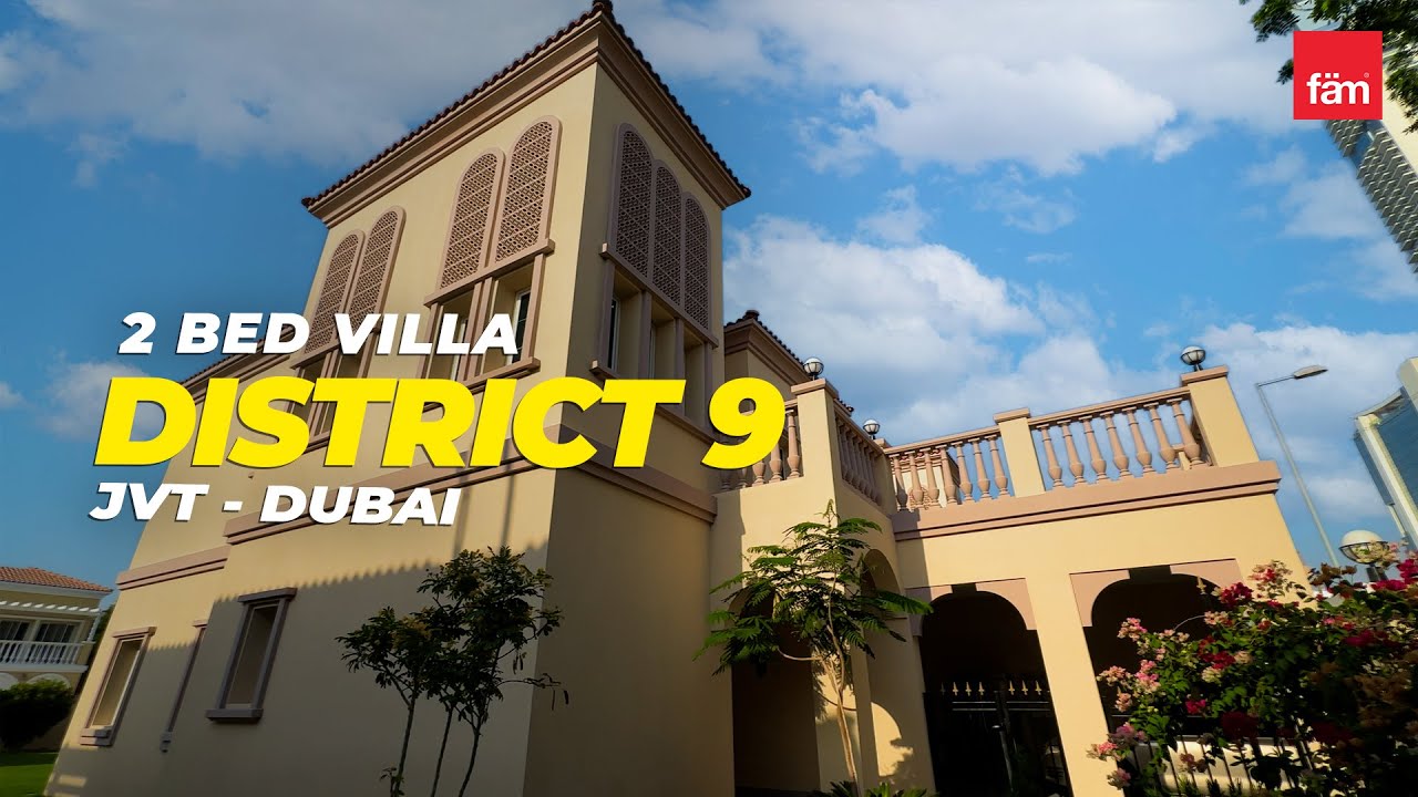 Stunning 2 Bed Villa in District 9, JVT - Dubai