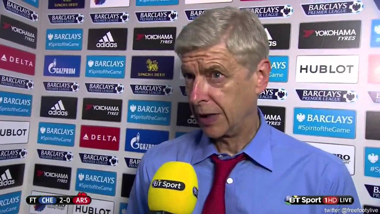 Chelsea 2 - 0 Arsenal Arsene Wenger Post Match Interview 19.9.2015