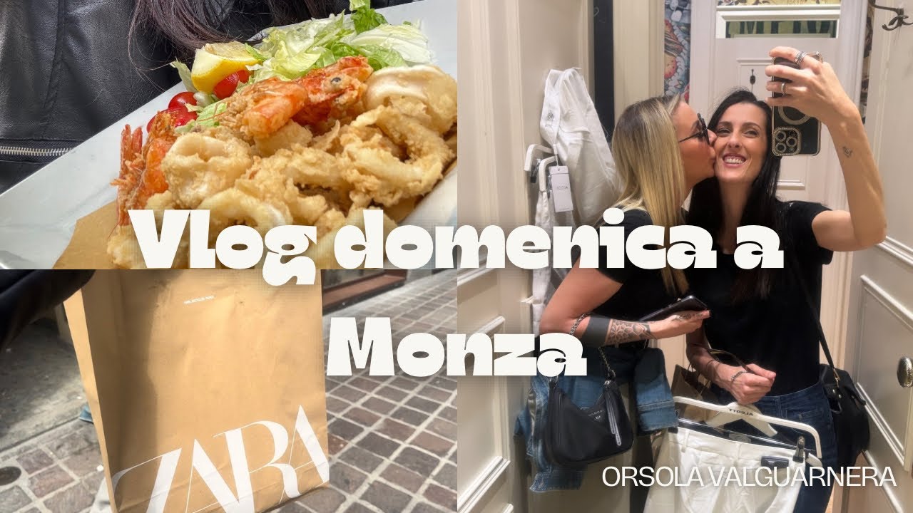VLOG DOMENICALE MONZA CON LAURA 🩷 pranzo e shopping!