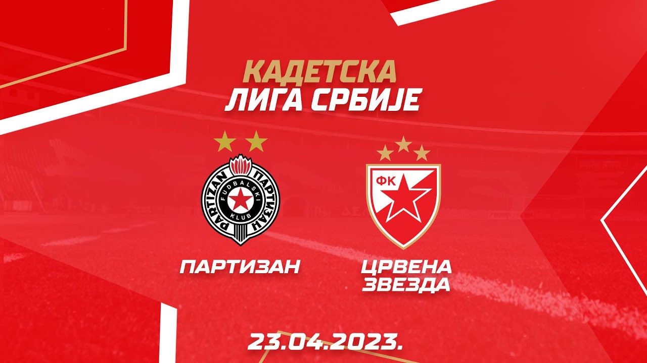 Kadetska liga Srbije: Partizan - Crvena zvezda 4:1, ceo meč