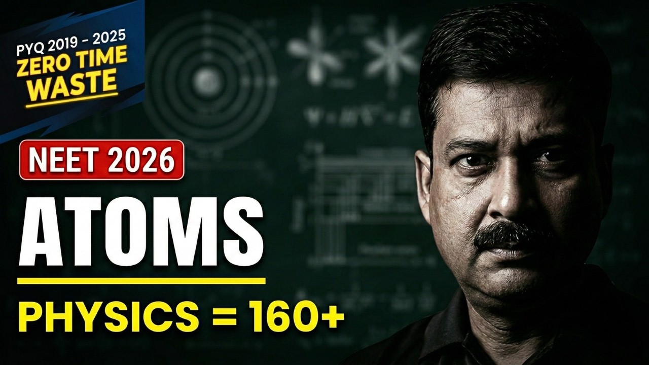 🔥 ATOMS = Easy Question in NEET 😱 (2019-25 PYQs) | Zero Time Waste 2026