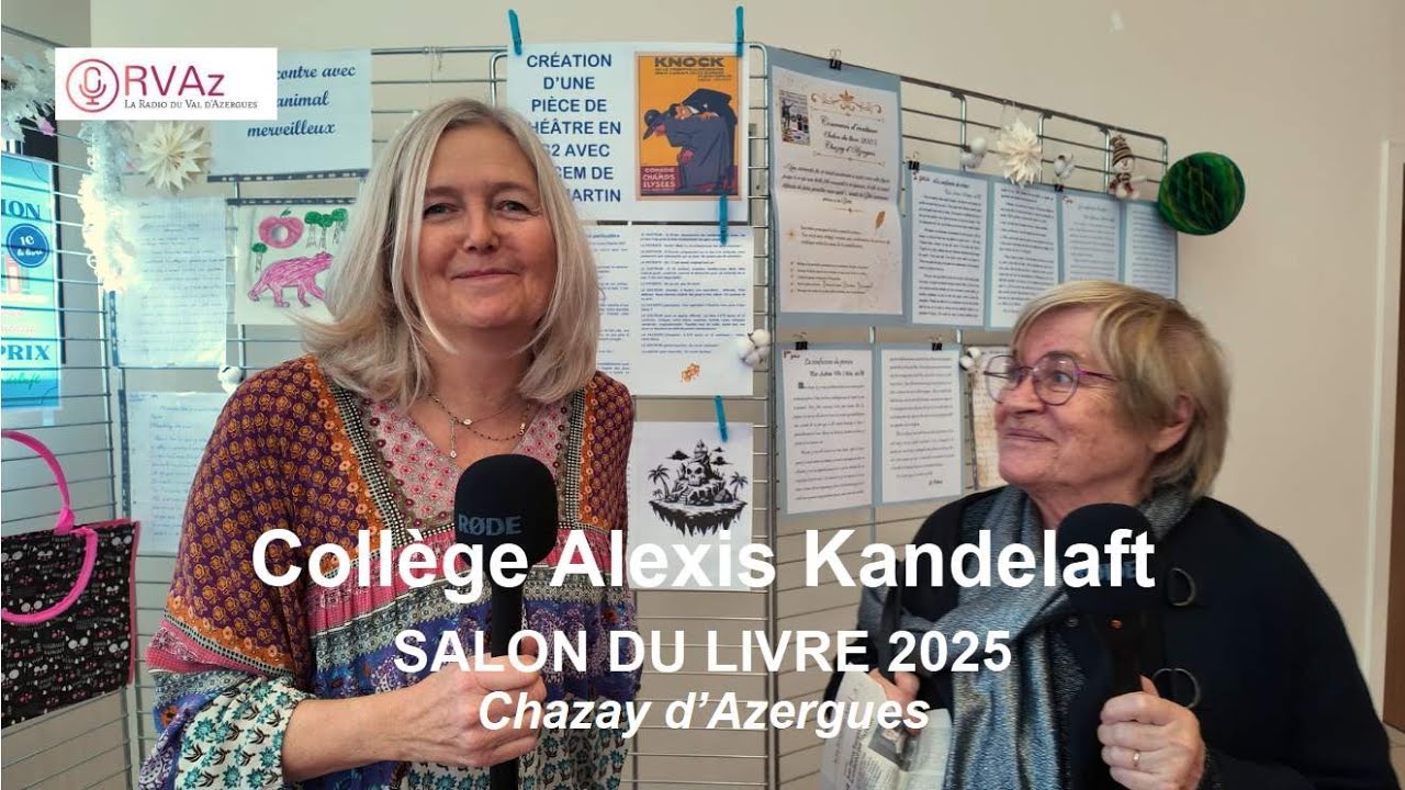 Collège Alexis Kandelaft - Salon du Livre 2025, Chazay d'Azergues