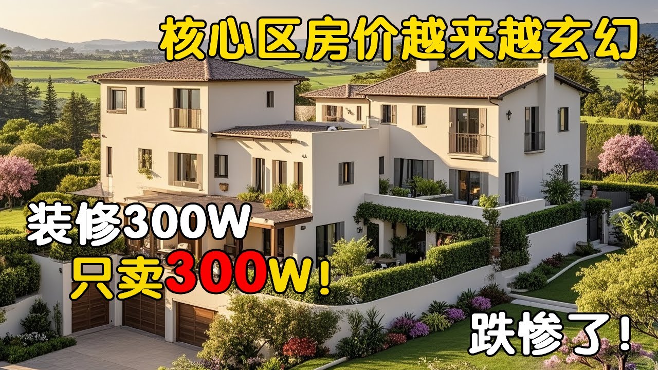重庆房价越来越玄幻跌惨了！装修300w只卖300w！#房产达人#房产知识
