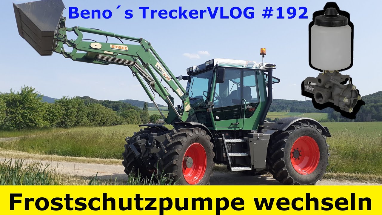 Frostschutzpumpe Luftdruckanlage am Fendt Xylon tauschen / Zerlegen | Handgas Bowdenzug 