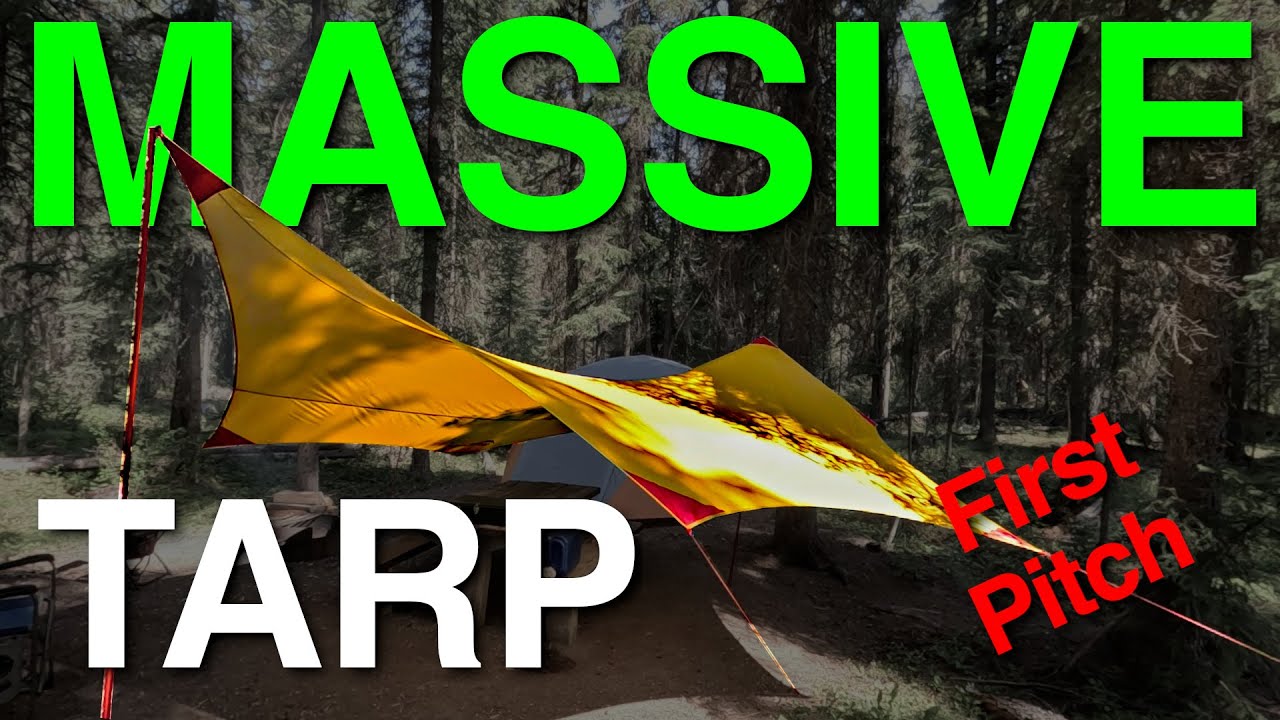 MSR Rendezvous Sun Shield 200 - A Massive Car Camping Tarp #campinggear #camping