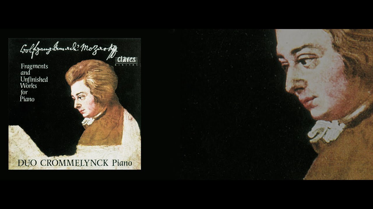 Mozart: Sonata Movement in G Minor for Piano, K. 312 (189i, K6 590d) / Duo Crommelynck