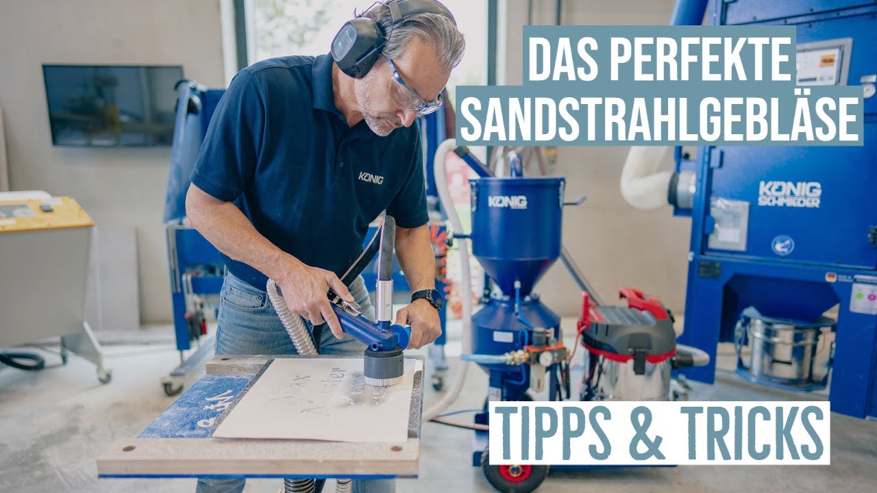 Sandstrahlgebläse Jet-Stream - Tipps & Tricks
