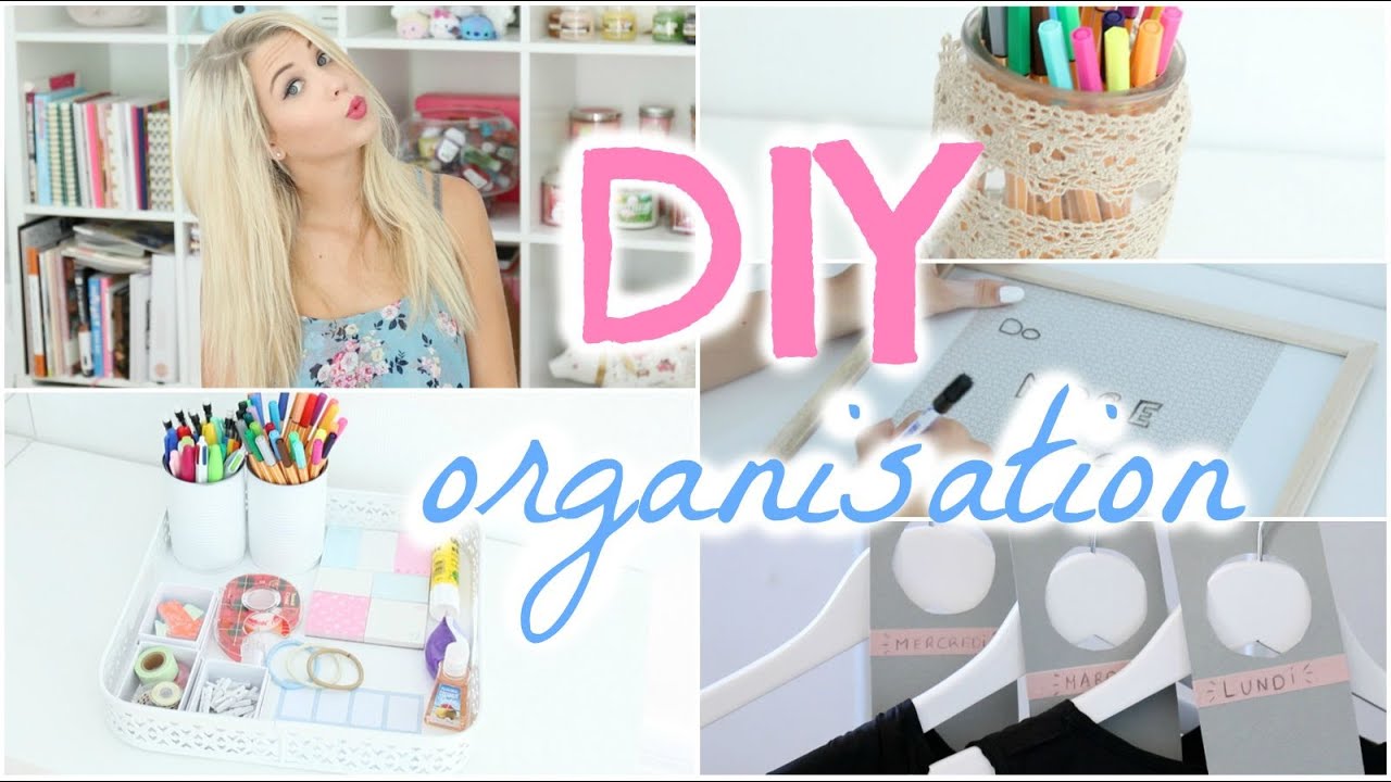 [ DIY n°7 ] : 4 DIY Organisation À FAIRE ABSOLUMENT !