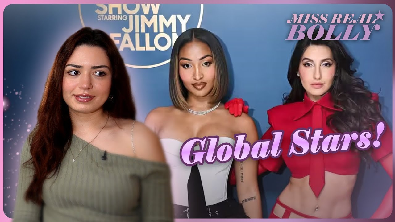 Реакция Норы Фатехи на песню What Do I Know? при участии Shenseea | The Tonight Show Starring Jim...
