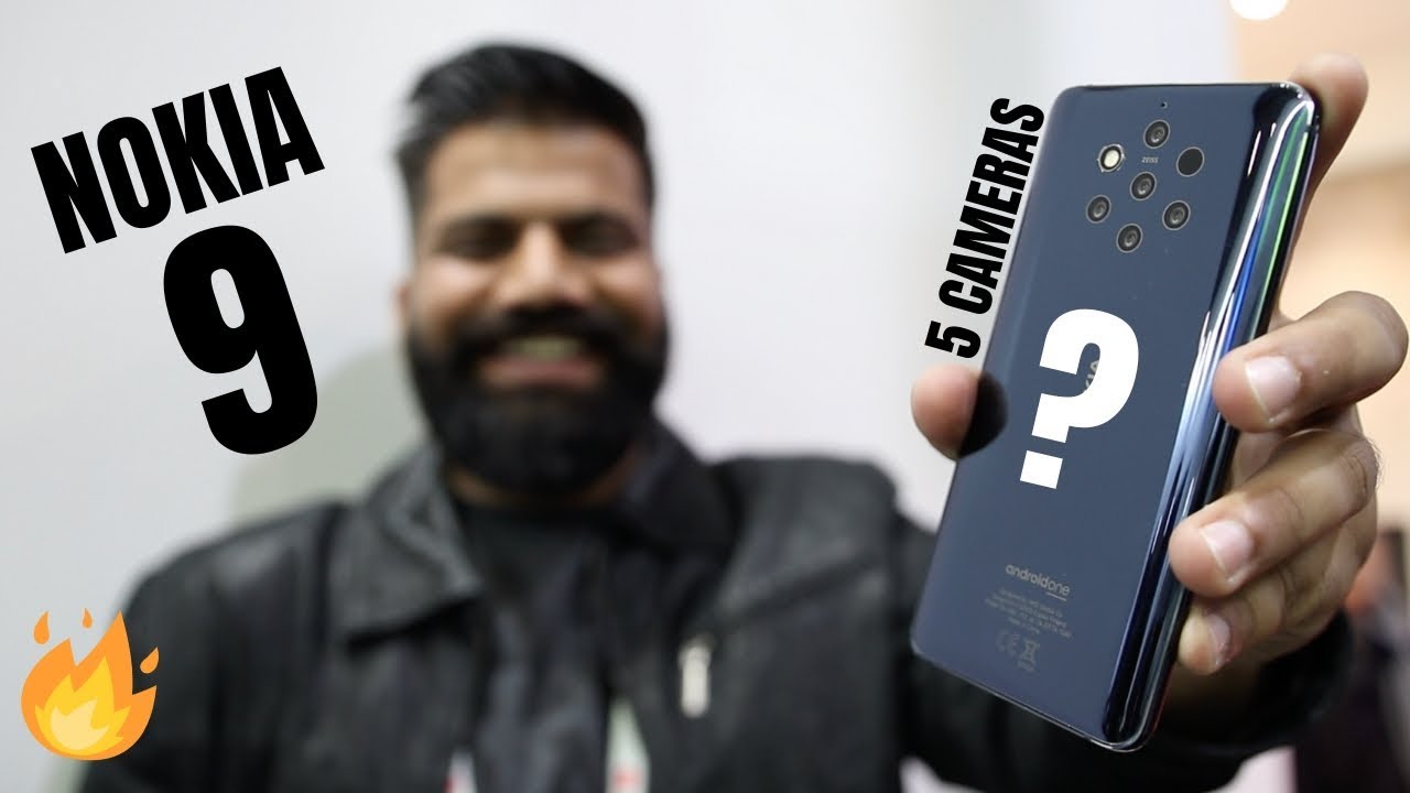 Nokia 9 Pureview Hands on & First Look - 5 Cameras & more 🔥🔥🔥