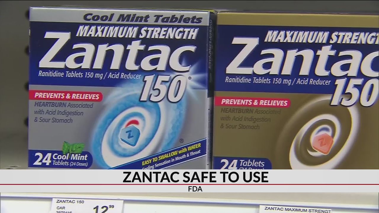 FDA: Tests show Zantac doesn't form carcinogen in users