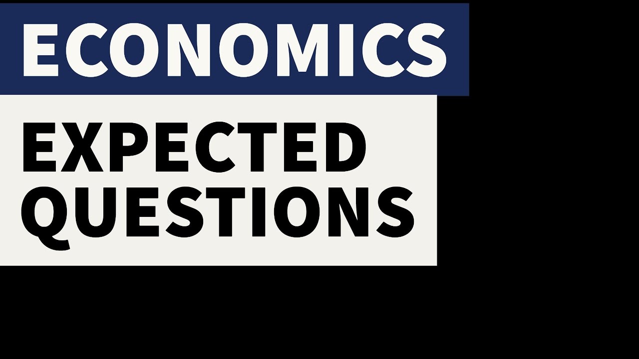 Expected Economics MCQ questions in SSC CHSL , SSC CGL Part 1