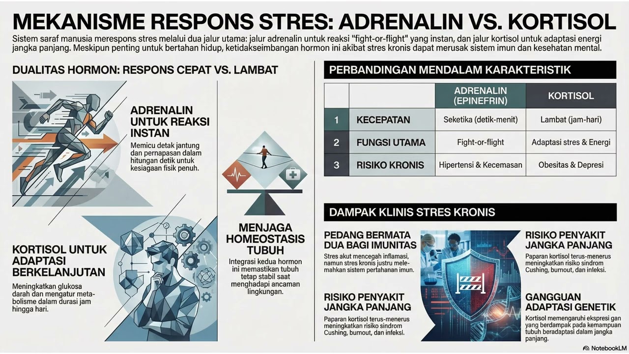 Orkestra Biokimia dalam Tubuh: Mengapa Respons Stres Kita Adalah Mekanisme Survival yang Jenius?