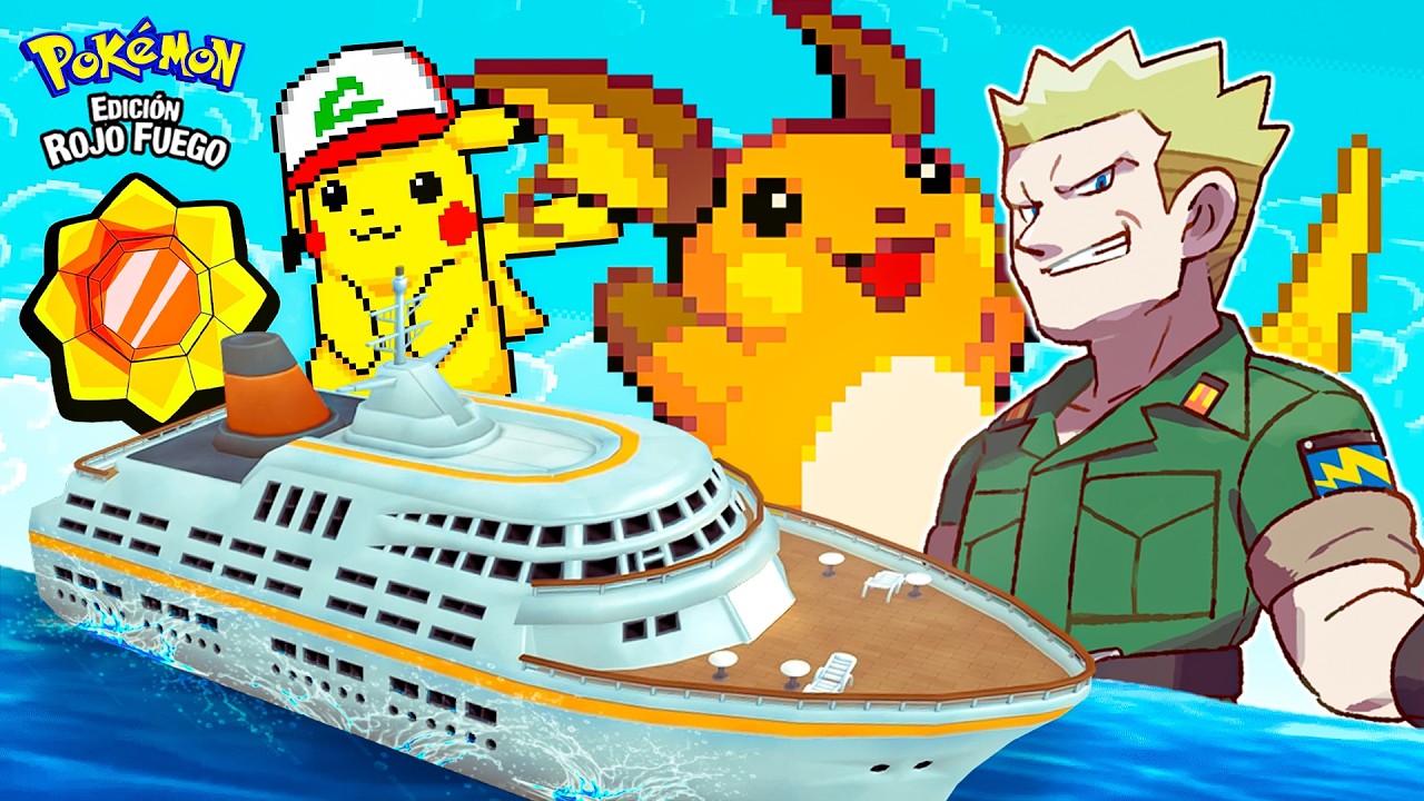 EL S.S.ANNE y la MEDALLA TRUENO - POKÉMON ROJO FUEGO EP. 3