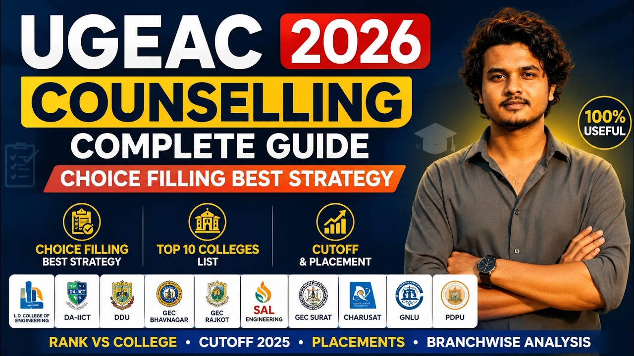 UGEAC Counselling 2026 | Top 10 Engineering Colleges, Cutoff, Placement & Choice Filling #ugeac2026