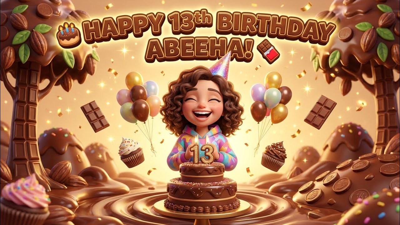 Abeeha’s Chocolate World | Happy 13th Birthday 🎂🍫