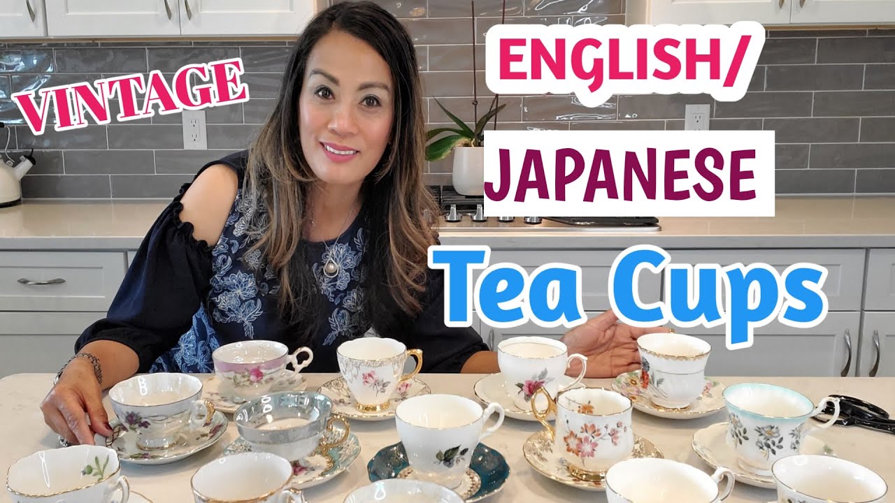 VINTAGE ENGLISH/JAPANESE TEA CUPS COLLECTIONS