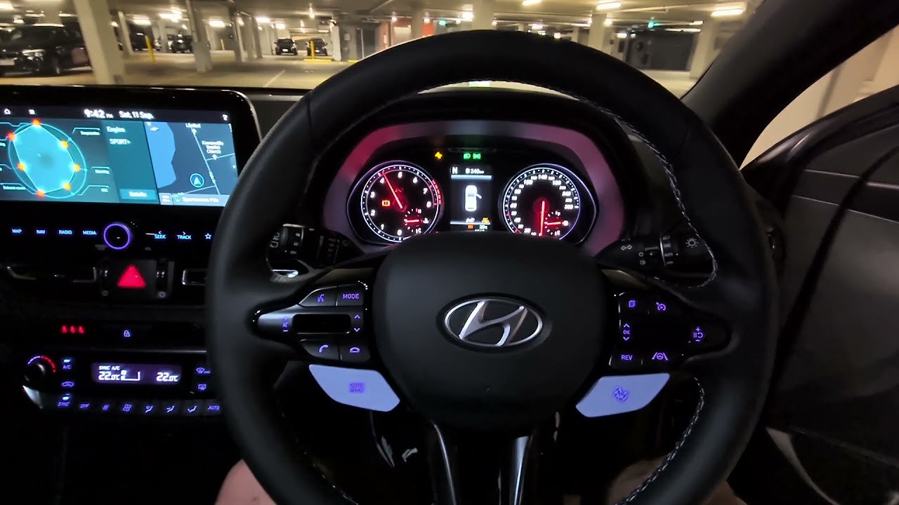 2021 Hyundai i30N facelift manual POV Night Drive