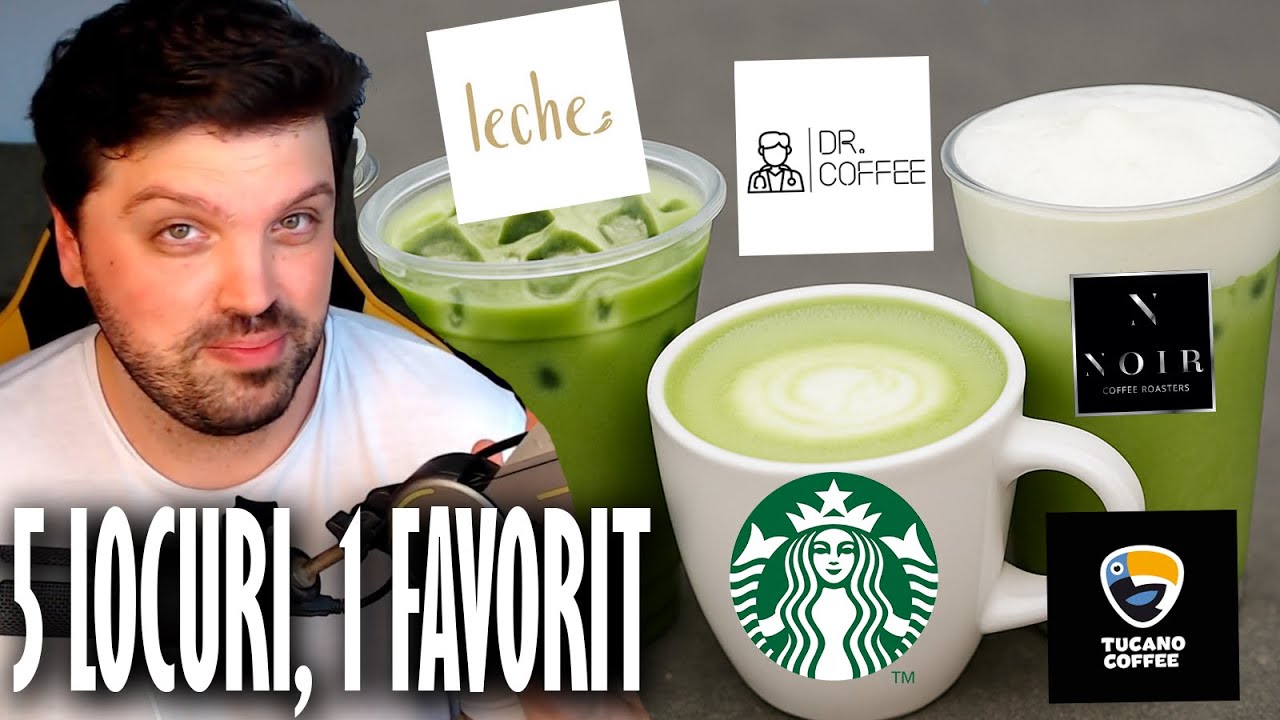 Care E Cea Mai BUNA MATCHA din IASI? (Am Testat NOIR, LECHE, STARBUCKS, DR. COFFEE si TUCANO)