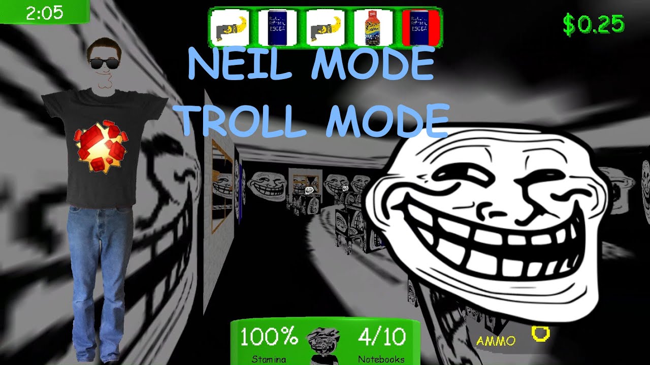 Raldi's Crackhouse Neil Mode beaten with Troll Mode
