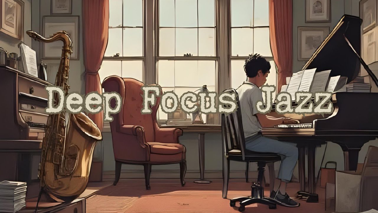 Deep Focus Jazz for Work | Soothing & Energizing Jazz Music for Productivity