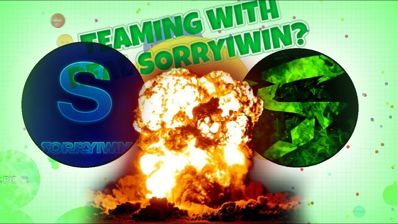 TEAMING WITH REAL SORRYIWIN?! // *NO CLICKBAIT* // Sharp Agar.io