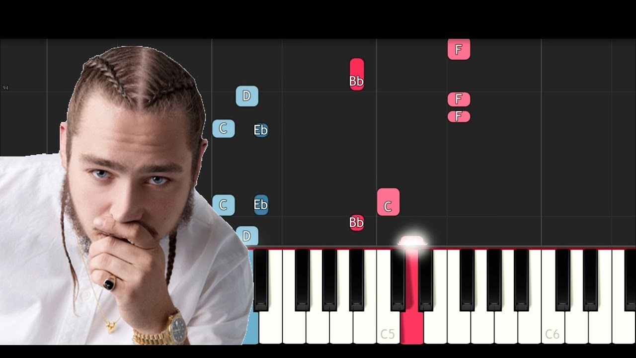 Post Malone - 92 Explorer (Piano Tutorial)
