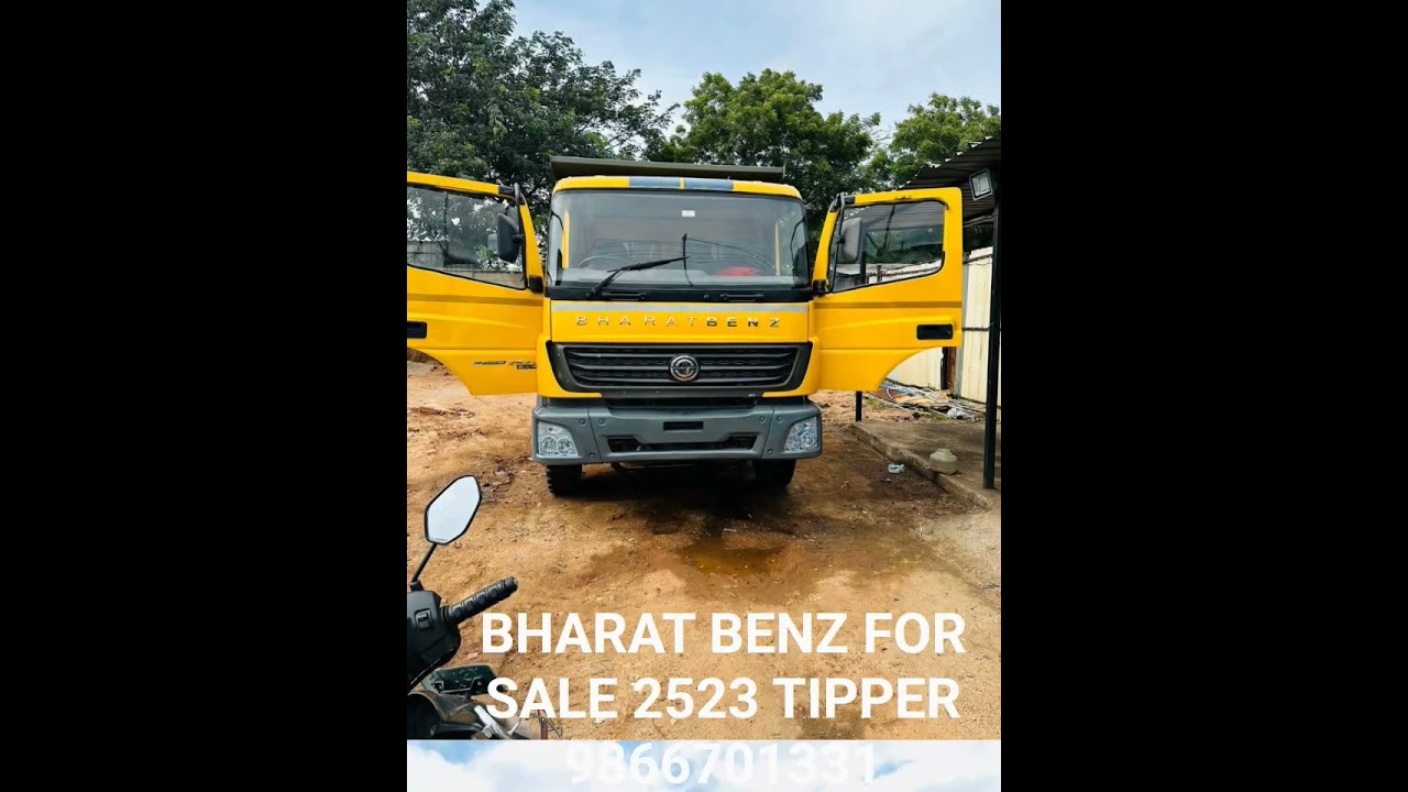 BHARAT BENZ 2523 TIPPER FOR SALE .  MODEL : 2019 ALL PAPERS VALID TAX + INSURANCE 9866701331 hyd