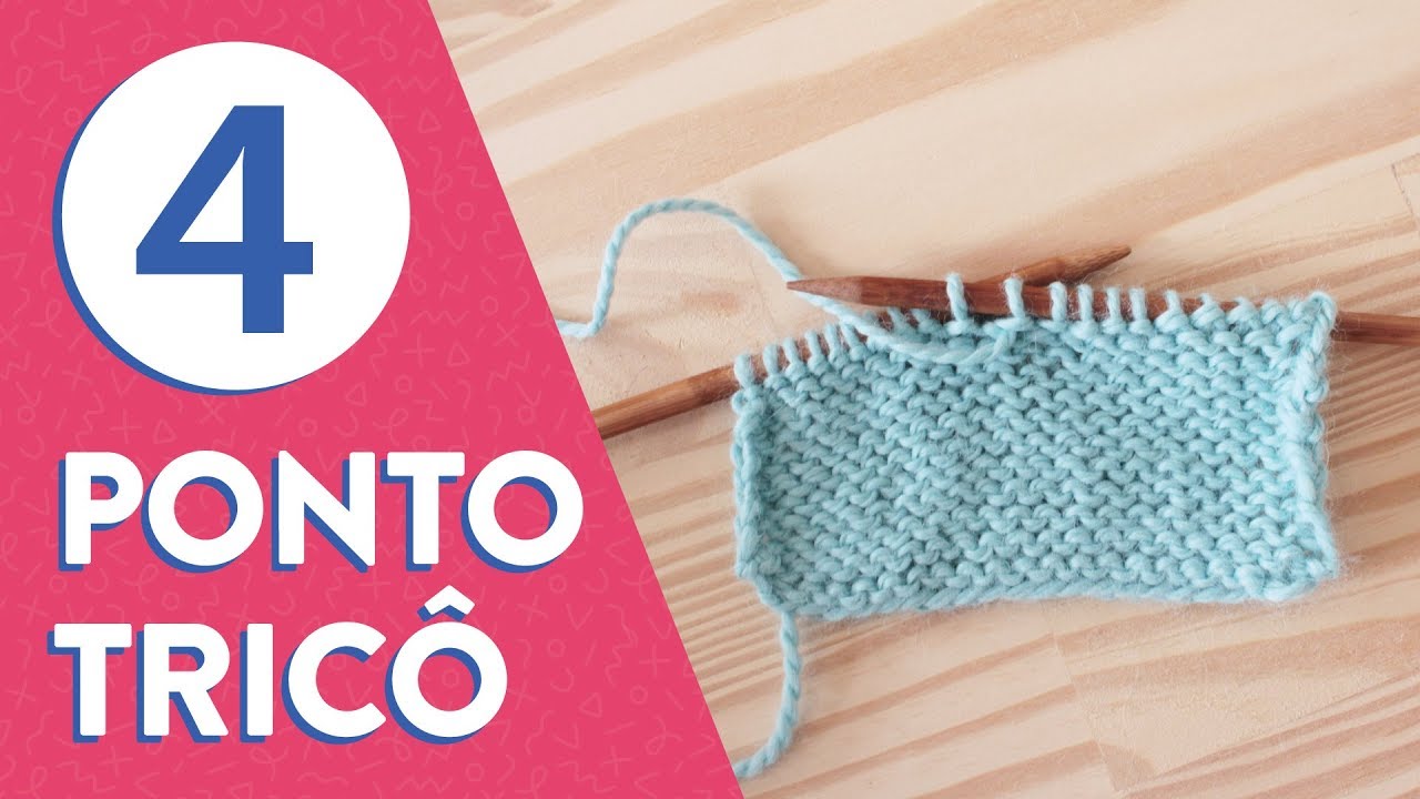 Como tricotar o PONTO TRICÔ | TRICÔ PARA INICIANTES #4