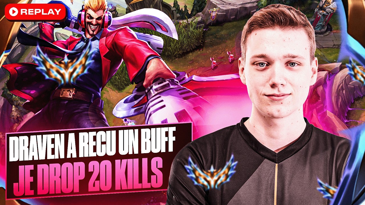 DRAVEN S'EST FAIT BUFF ET IL EST BROKEN - Draven VS Jinx - S16 #4