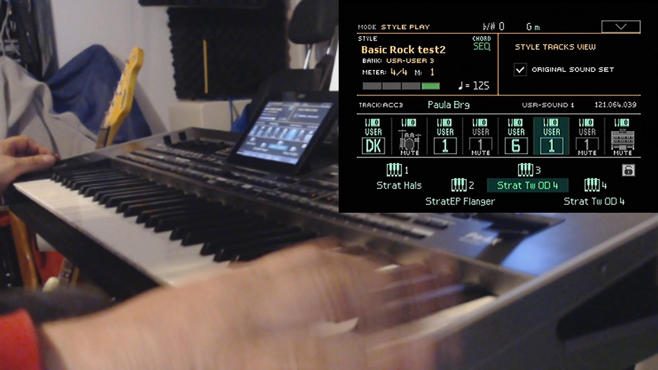 Korg Pa4X Musikant Rock Guitars