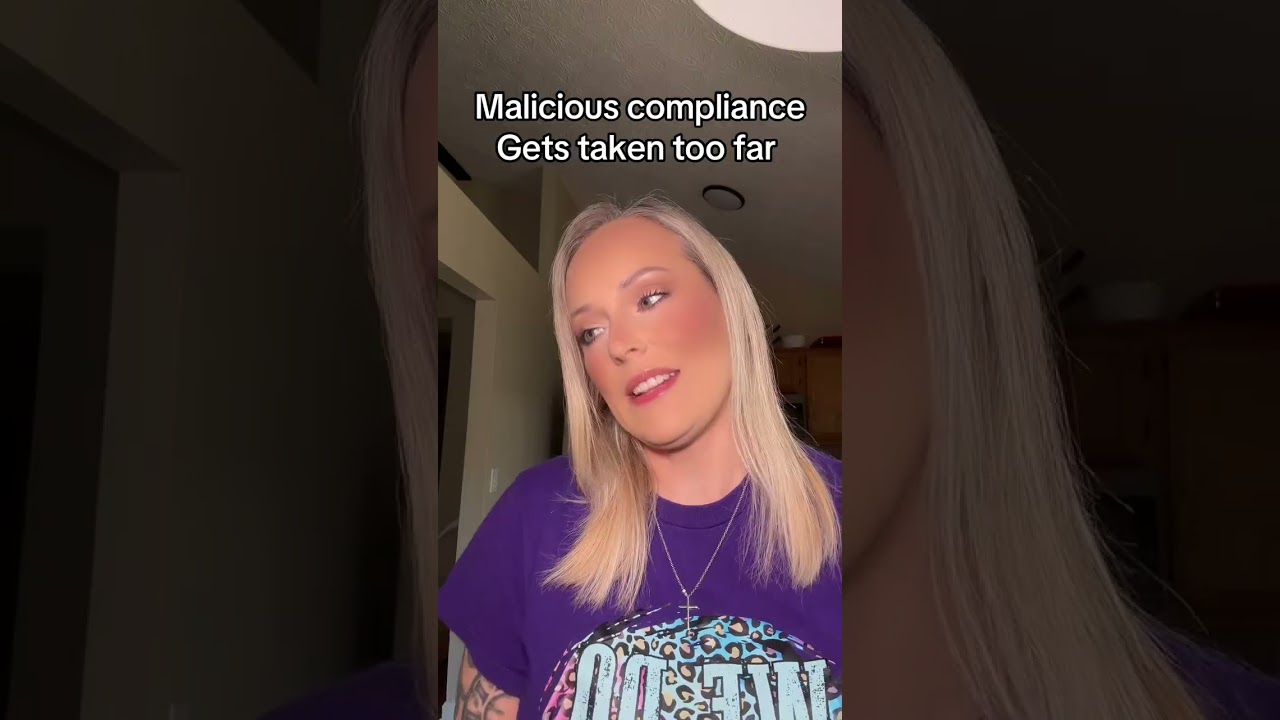 Kaitlyns malicious compliance goes a little too far 🫣#restaurant #story #storytime #pov #karen 