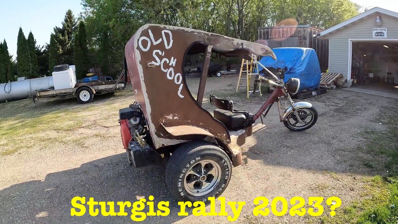 Custom repowered VW trike!  This thing is sketchy!!