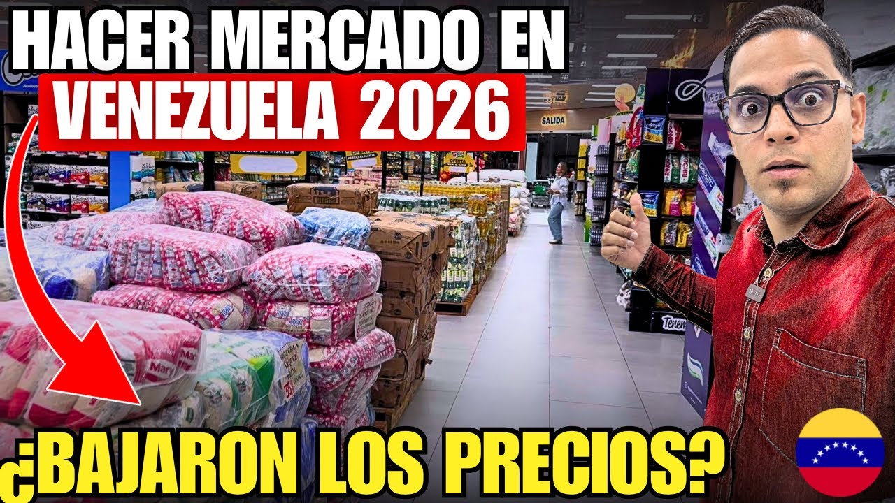 El Sorprendente PRECIO DE HACER MERCADO en Venezuela 2026 😱 ¿TODO HA BAJADO? 🇻🇪