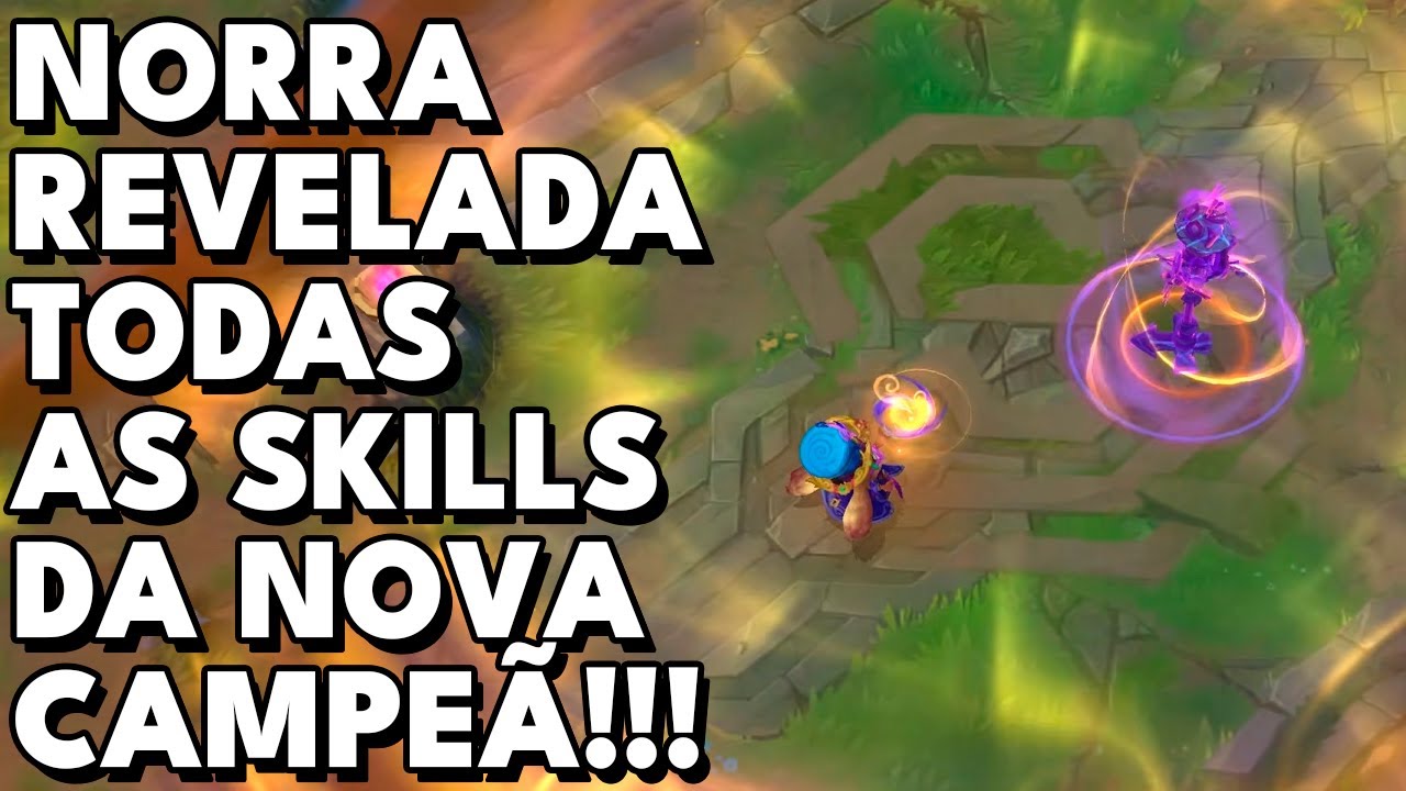 TODAS AS HABILIDADES DA NORRA! A NOVA CAMPEÃ EXCLUSIVA DO WILDRIFT!!!!