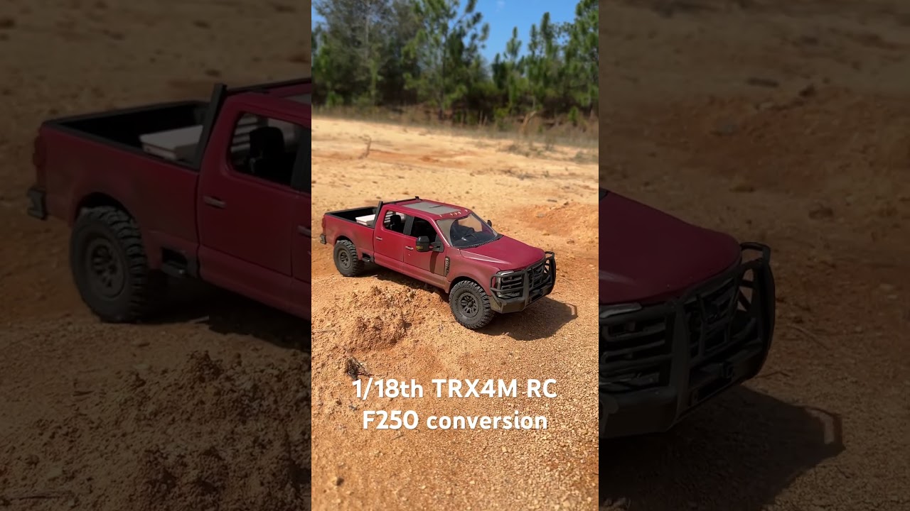 1/18th scale 3D printed TRX4M F250 conversion