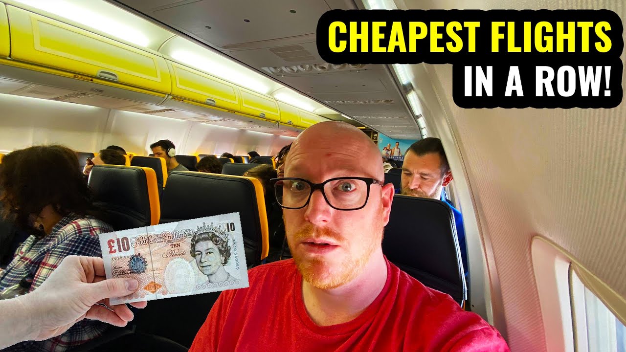 I TOOK THE CHEAPEST FLIGHTS IN A ROW AND ENDED UP IN.... Low Fare Challenge!