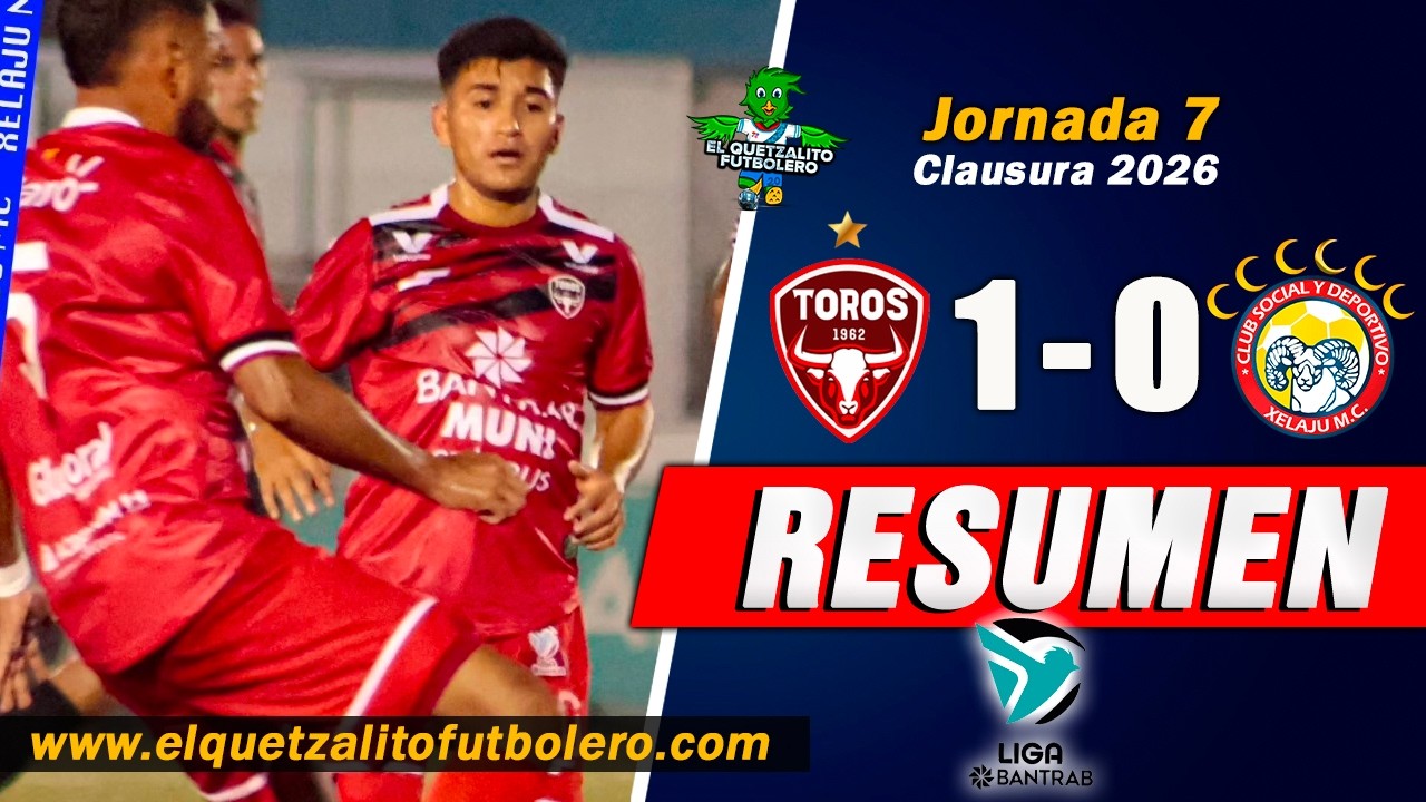 VICTORIA TOROS/ Malacateco 1 vs Xelajú MC 0 Jornada 7 Torneo Clausura 025 RESUMEN COMPLETO