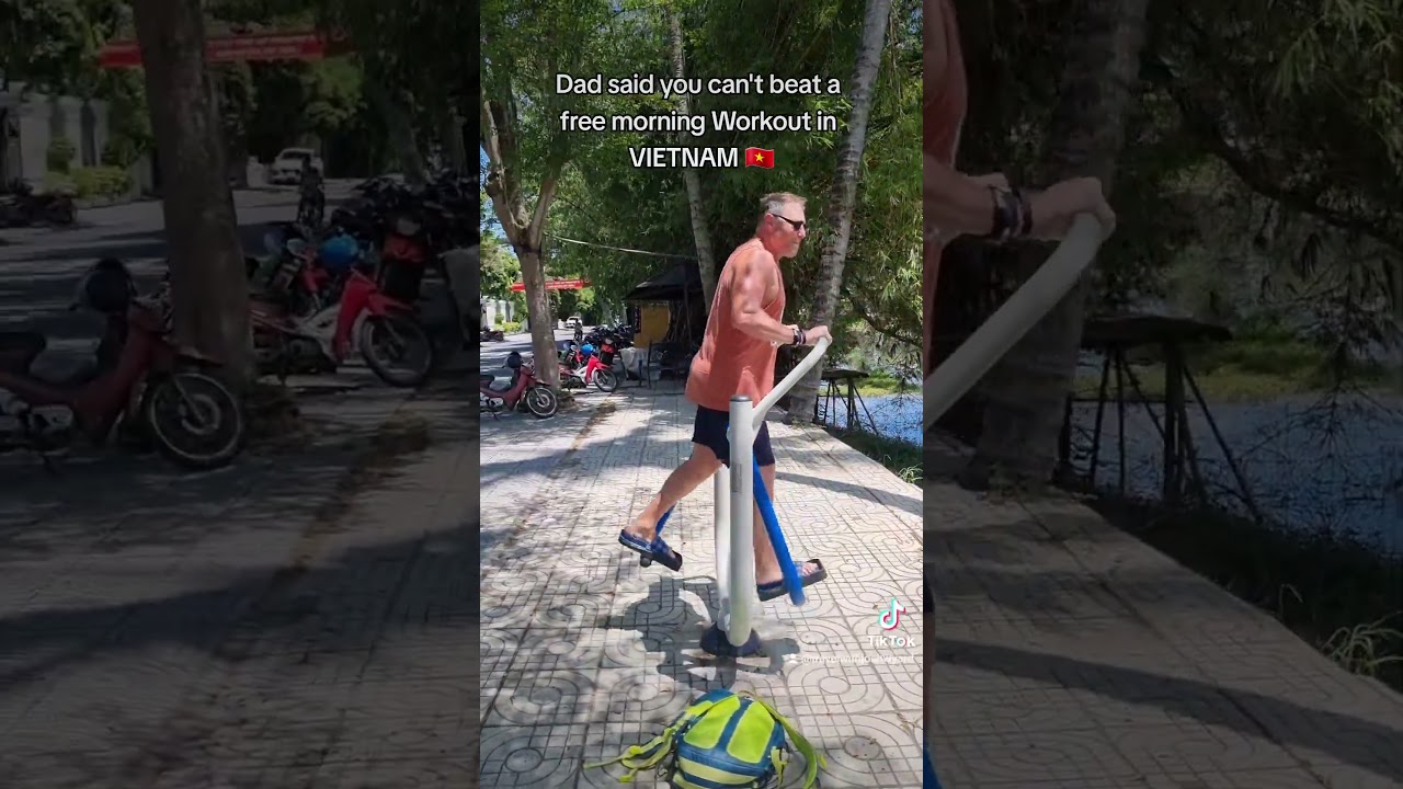 Vietnam has it all 😂🇻🇳 #gym #workout #funny #dad
