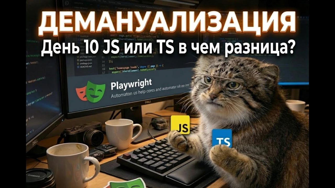 Говорим об отличиях JS от TS для автоматизатора
