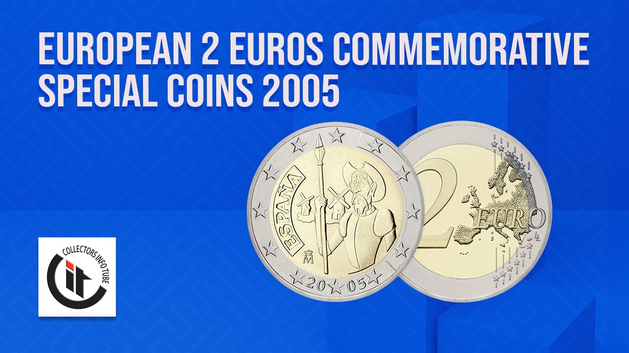 European 2 Euros commemorative Special coins 2005 HD