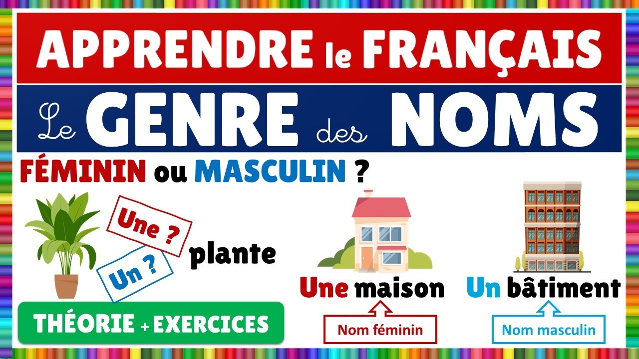 Le genre des noms || Féminin ou masculin || Français